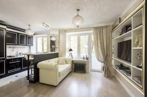 Моя квартира студия, которая до ремонта была однушкой.