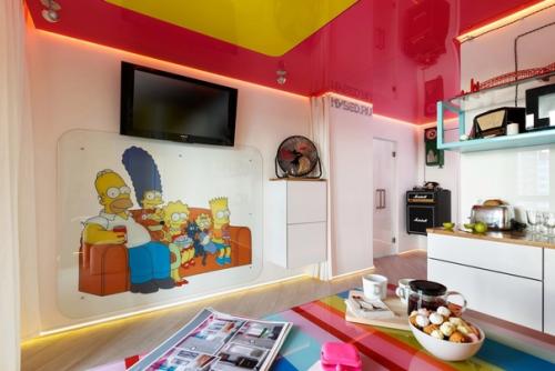Моя квартирка в стиле Симпсонов.