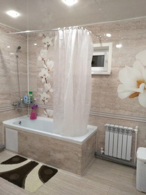 Интерьер нашего санузла в частном доме, развернуться было куда. 02