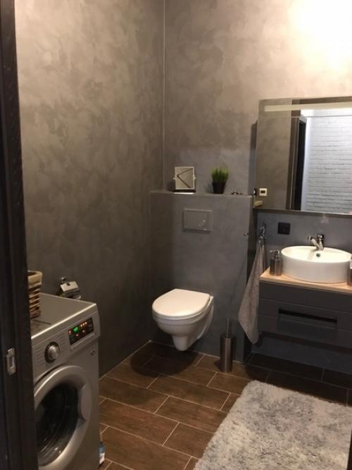 Интерьер нашей ванной.