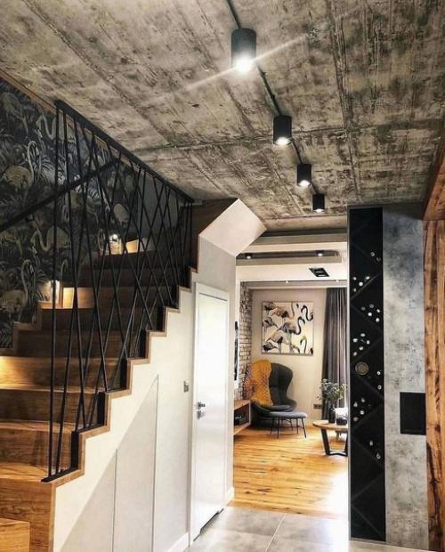 Шикарный дом в стиле лофт. 05