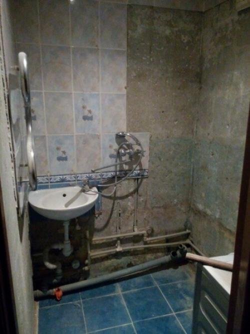 Преображение нашей ванной комнаты и туалета.  