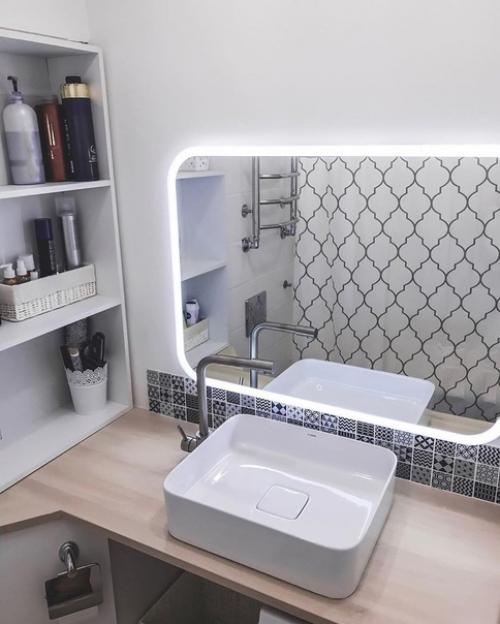 Ремонт в аленькой ванной комнате, как были и как стало. 03