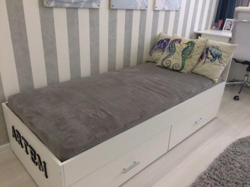 У нас два сына, сделали ремонт в их комнате. 07