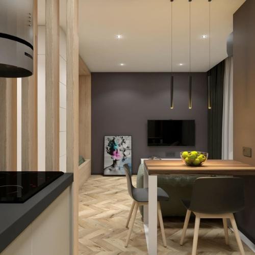 Дизайн - проект квартиры 34 кв. 06