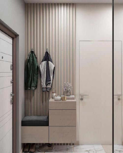 Проект квартиры - студии с площадью 27 кв. 05