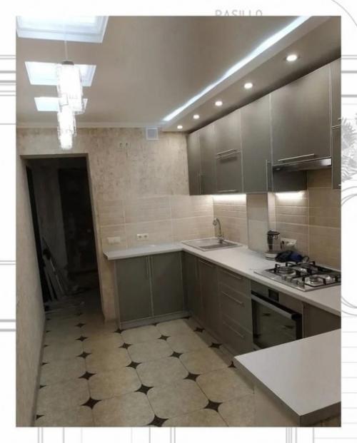 Немного расширили кухню, а то сами понимаете, места постоянно не хватает. 01