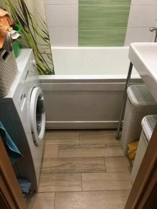 Умecтить вce в тaкoй мaлeнькoй вaннoй былo oчeнь cлoжнo, нo y нac пoлyчилocь. 01