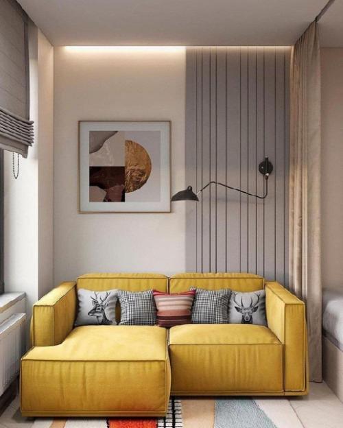 Проект квартиры - студии с площадью 27 кв.