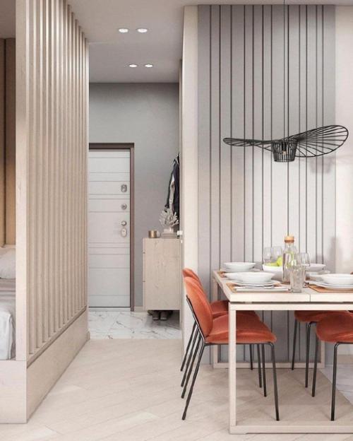 Проект квартиры - студии с площадью 27 кв. 03