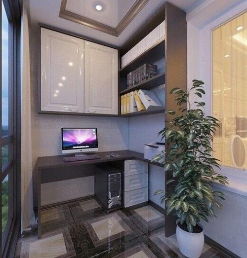 Да это прям не балкон, а целая дополнительная комната в квартире.