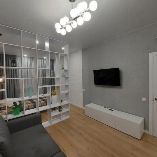 Моя однушка.  На кухне сделали спальню гостинную, а в комнате кухню гостинную. 04