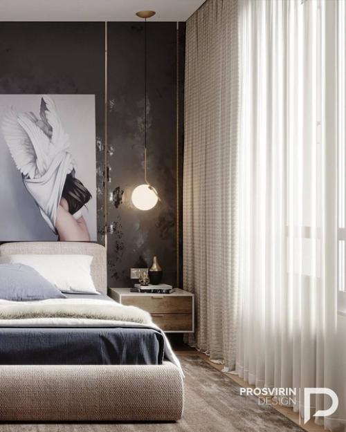 Дизайн - проект спальни с гардеробной. 08