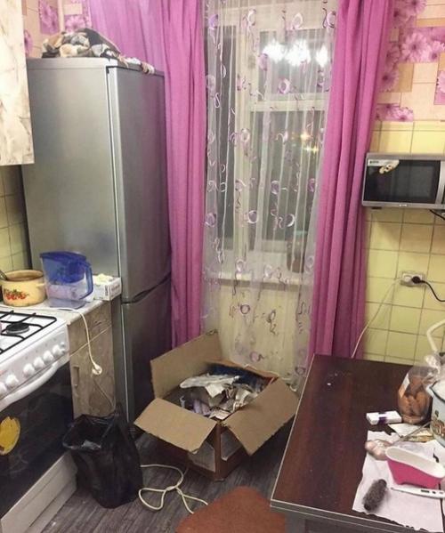 Нами был проведён ремонт нашей кухни. 01