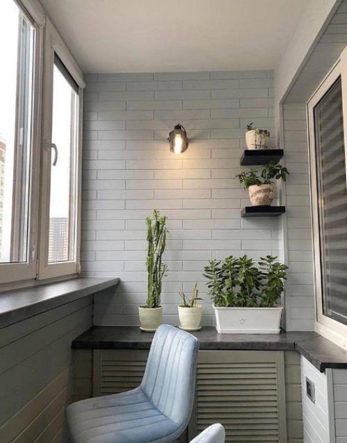 Найдите интересные идеи, чтобы сделать ваш балкон уютным и комфортным. 02