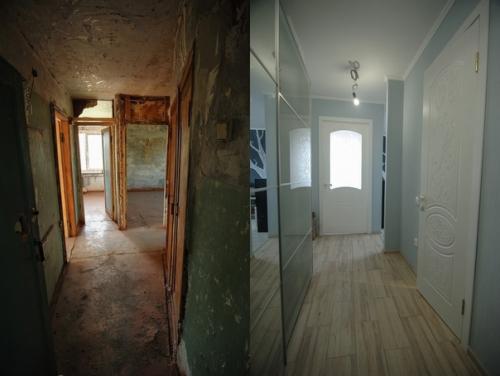 Когда мы купили эту квартиру, она была в ужасном состоянии. 06