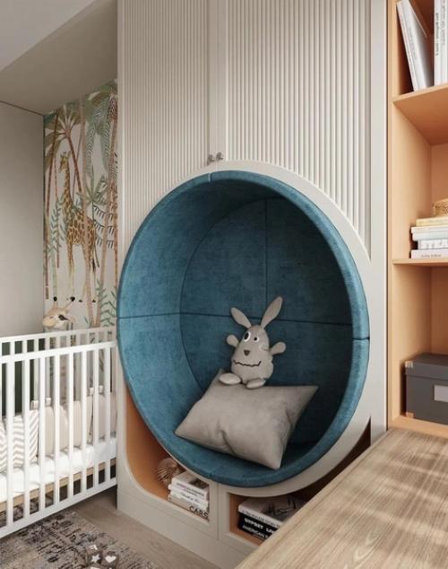 Этот детский интерьер для малышки создан. 02