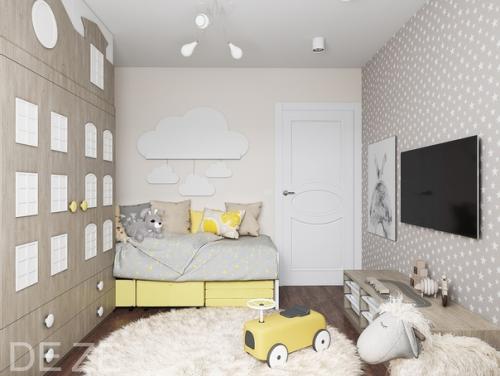 Детская комната, 10 кв.