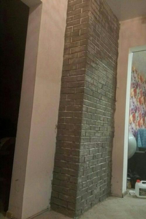 Небольшой декор стены в нашей прихожей. 05