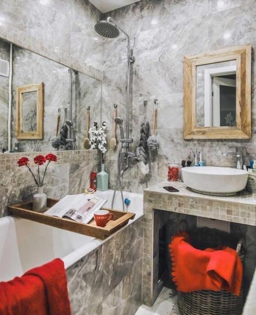 Придайте вашему интерьеру современный облик с помощью нескольких красных акцентов. 01