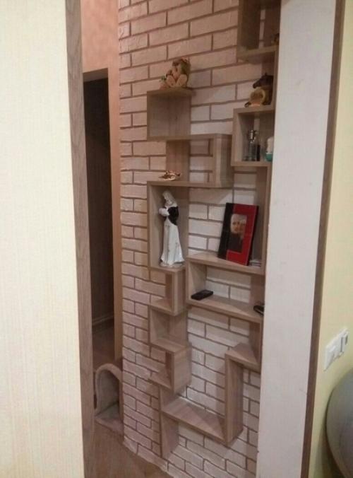 Небольшой декор стены в нашей прихожей. 08