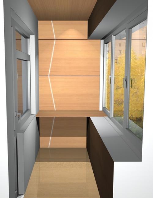 Наш балкон вновь ожил, теперь это уютный уголок. 02