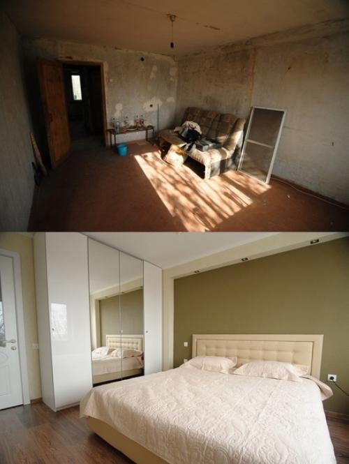 Когда мы купили эту квартиру, она была в ужасном состоянии. 03