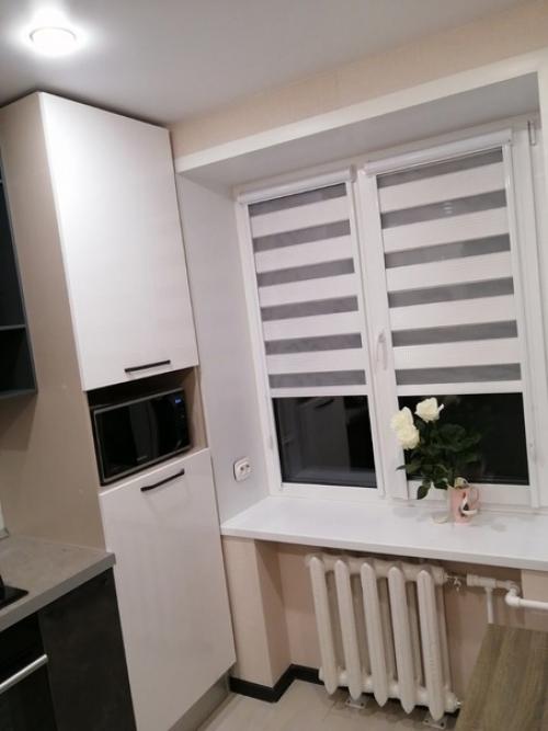 Закончили ремонт, площадь кухни 8 кв. 04