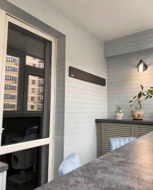 Найдите интересные идеи, чтобы сделать ваш балкон уютным и комфортным. 01