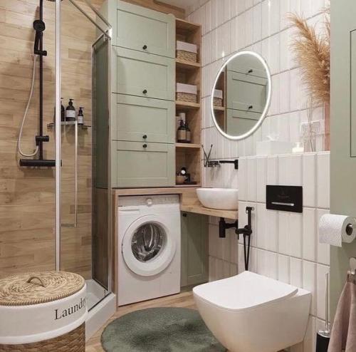 Этот небольшой санузел - идеальное решение для пространства с ограниченными размерами. 01