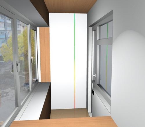 Наш балкон вновь ожил, теперь это уютный уголок. 03