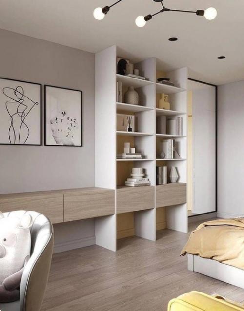 Эта просторная детская комната удивляет своим умелым и хорошо продуманным дизайном. 02