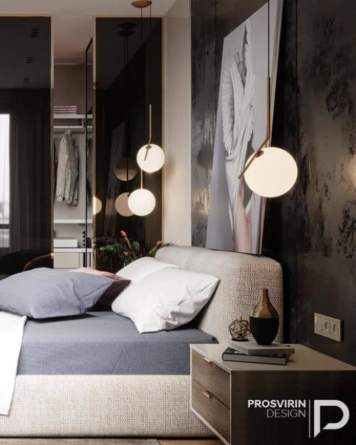 Дизайн - проект спальни с гардеробной. 03