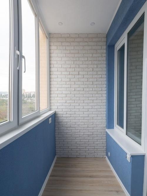 Мы ремонт балкона выполнили. 04