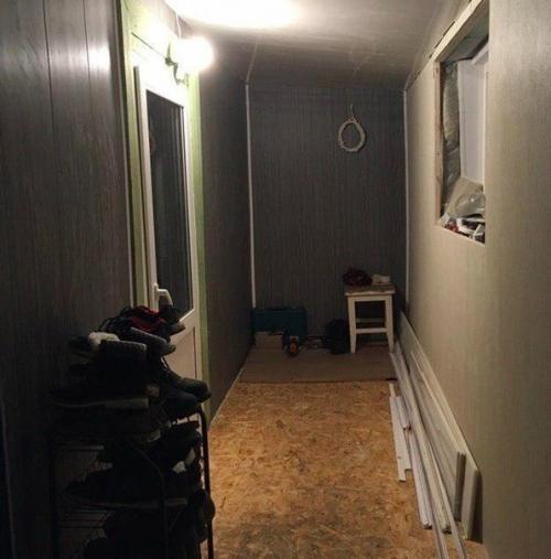 Занимался ремонтом сеней 4 месяца в свободное время. 02