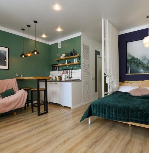 Хороший проект студии в 26 кв. 02