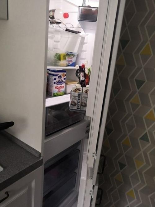 Сама придумала дизайн кухни вдохновившись зарубежными квартирами.