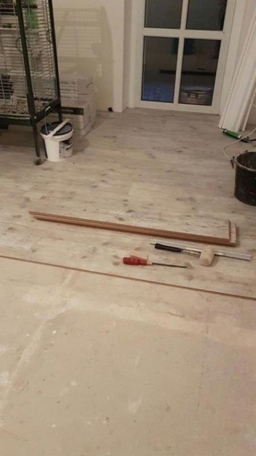 Решили объединить в нашей однушке кухню с гостинной, чтобы появилась дополнительная комната. 06