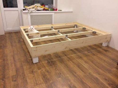 Решил я значит сделать кровать нам с женой самостоятельно, из дерева. 01