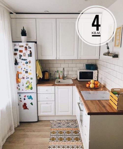 Хочу рассказать вам о нашей уютной миникухне, площадью всего 4 квадратных метра!
