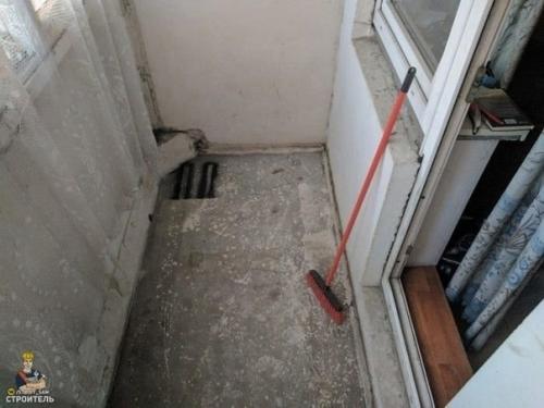 У меня есть небольшой балкон, всего 3 квадратных метра.