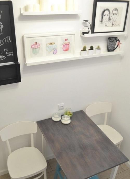 Удивительная переделка стандартной кухни в хрущевке, площадью 4. 7 кв. 08