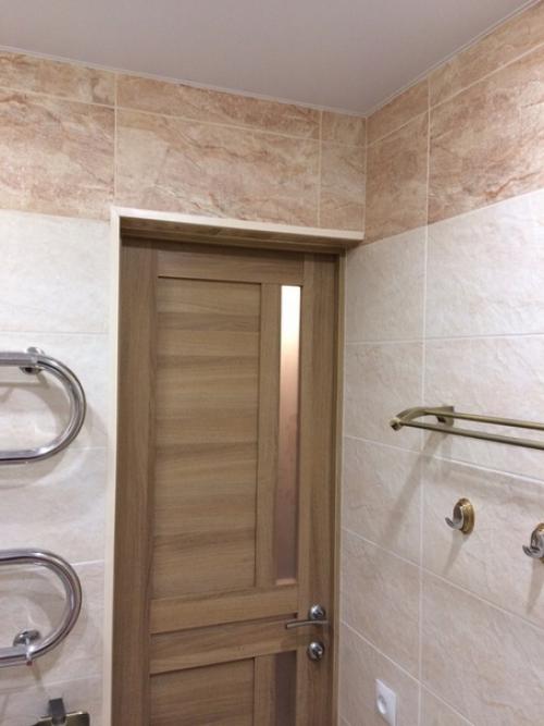 Ванна в хрущёвке.  Просьба предвзято не судить - это моя первая работа с плиткой. 01