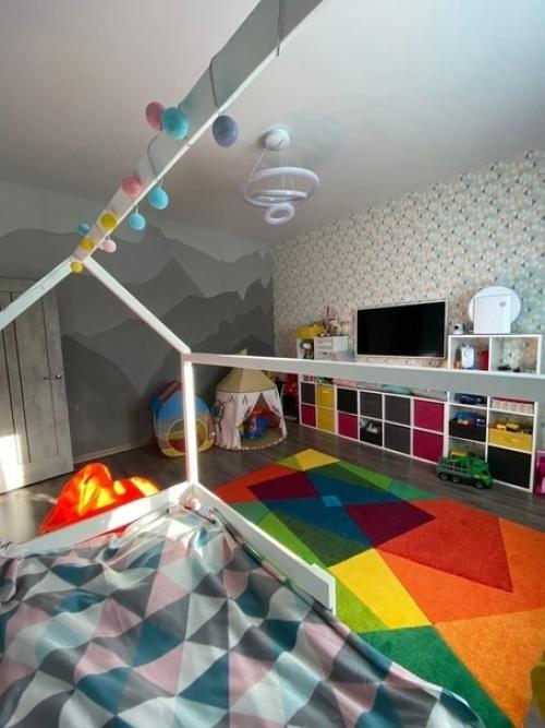 Показываю вам интерьер комнат в нашем частном доме. 08