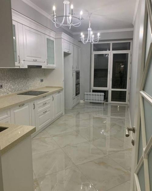 Трёхкомнатная квартира.  Ремонт завершён, скоро мы начнём заселяться.