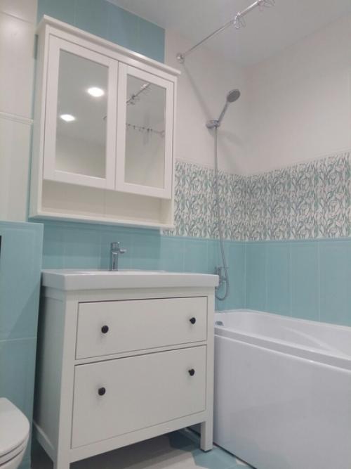 Моя ванная комната в нежно голубом цвете. 02