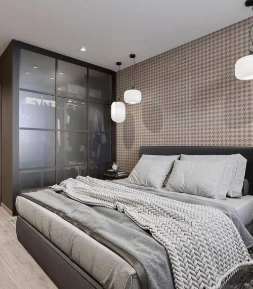 Дизайн подбирали просмотрев кучу вариантов в интернете, пришли к выводу, что нужно оформлять квартиру именно в таком виде.