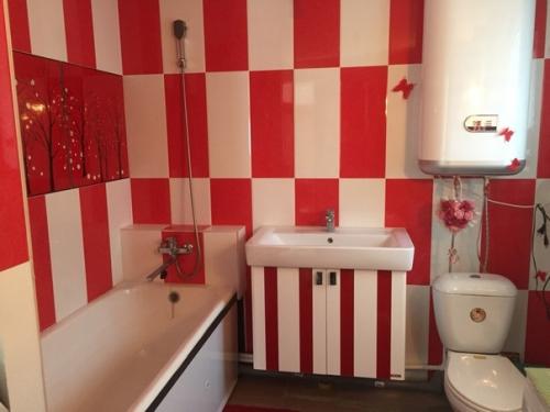 Вот так оформили ванную комнату. 02