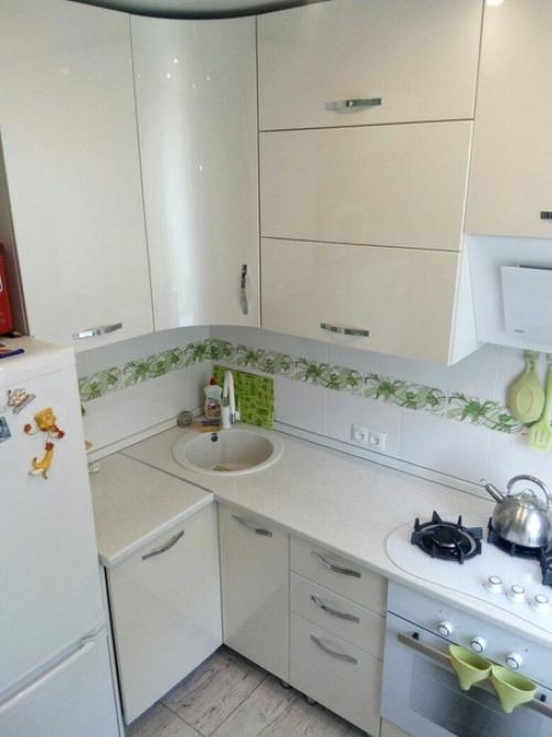 Наша небольшая кухня, всего на 5 кв.