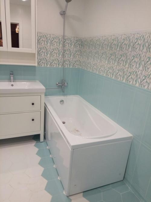 Моя ванная комната в нежно голубом цвете. 05